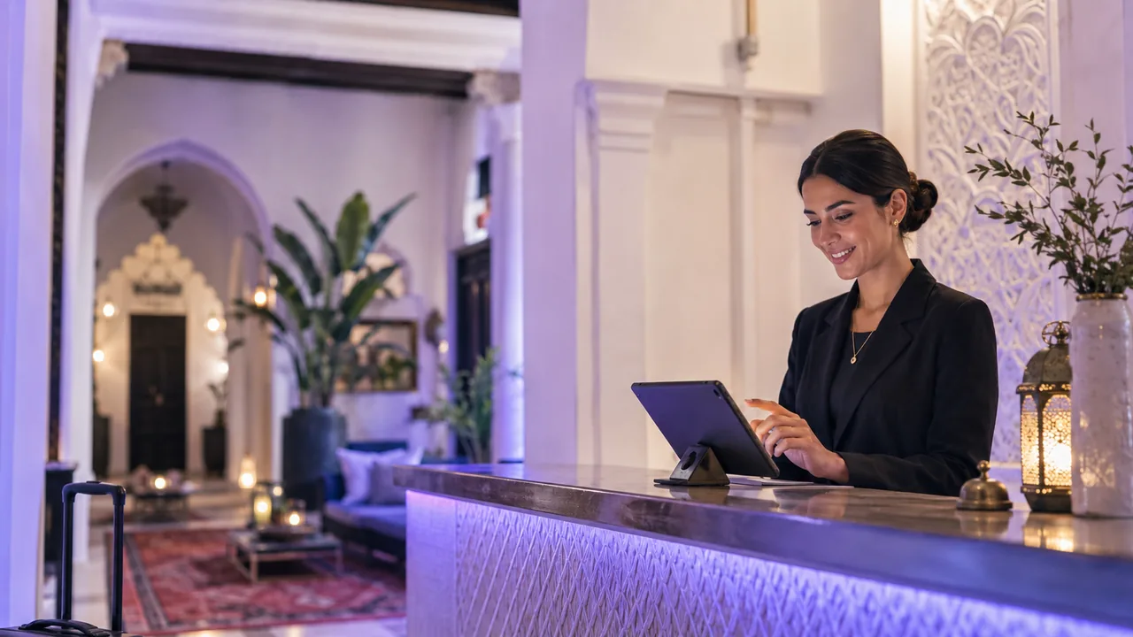 Digitalisation d'un hôtel ou riad à Marrakech